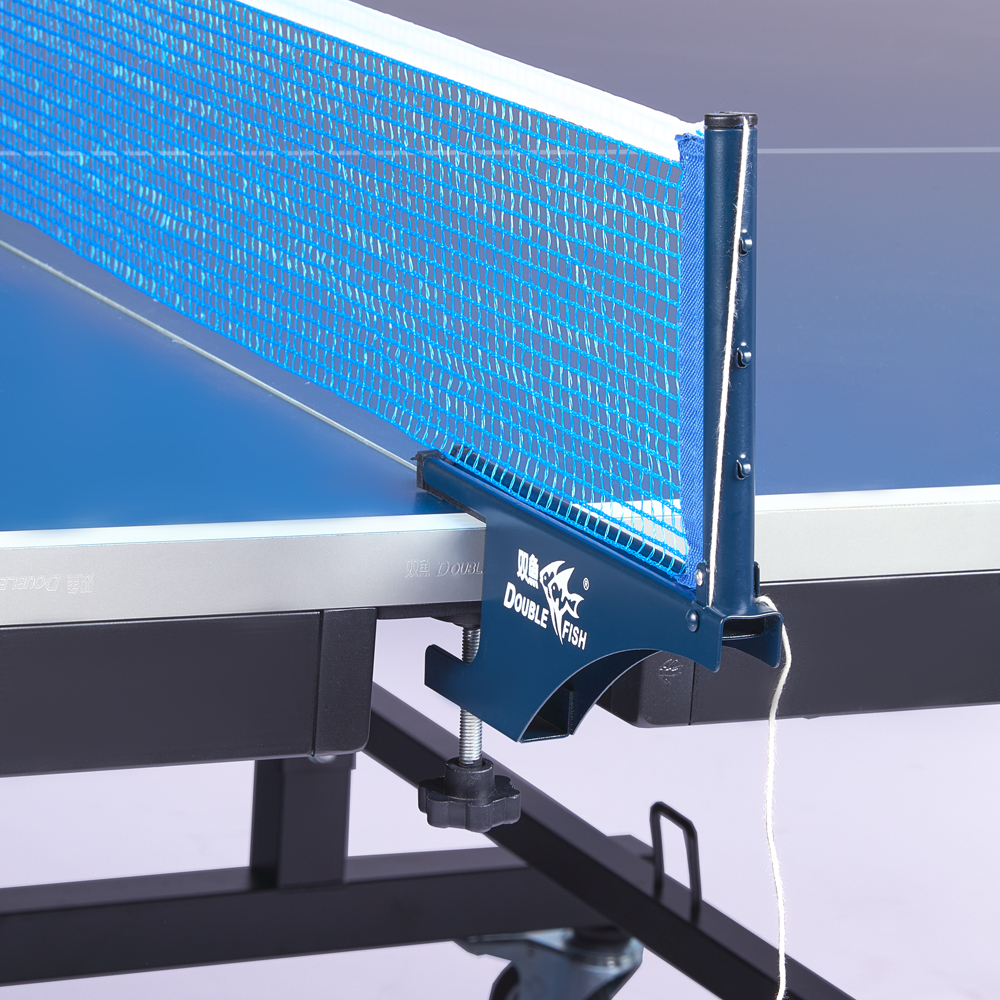 Стол для наст. тенниса DOUBLE FISH 201C-1, Indoor для закрытых помещений, толщина 18мм, синий