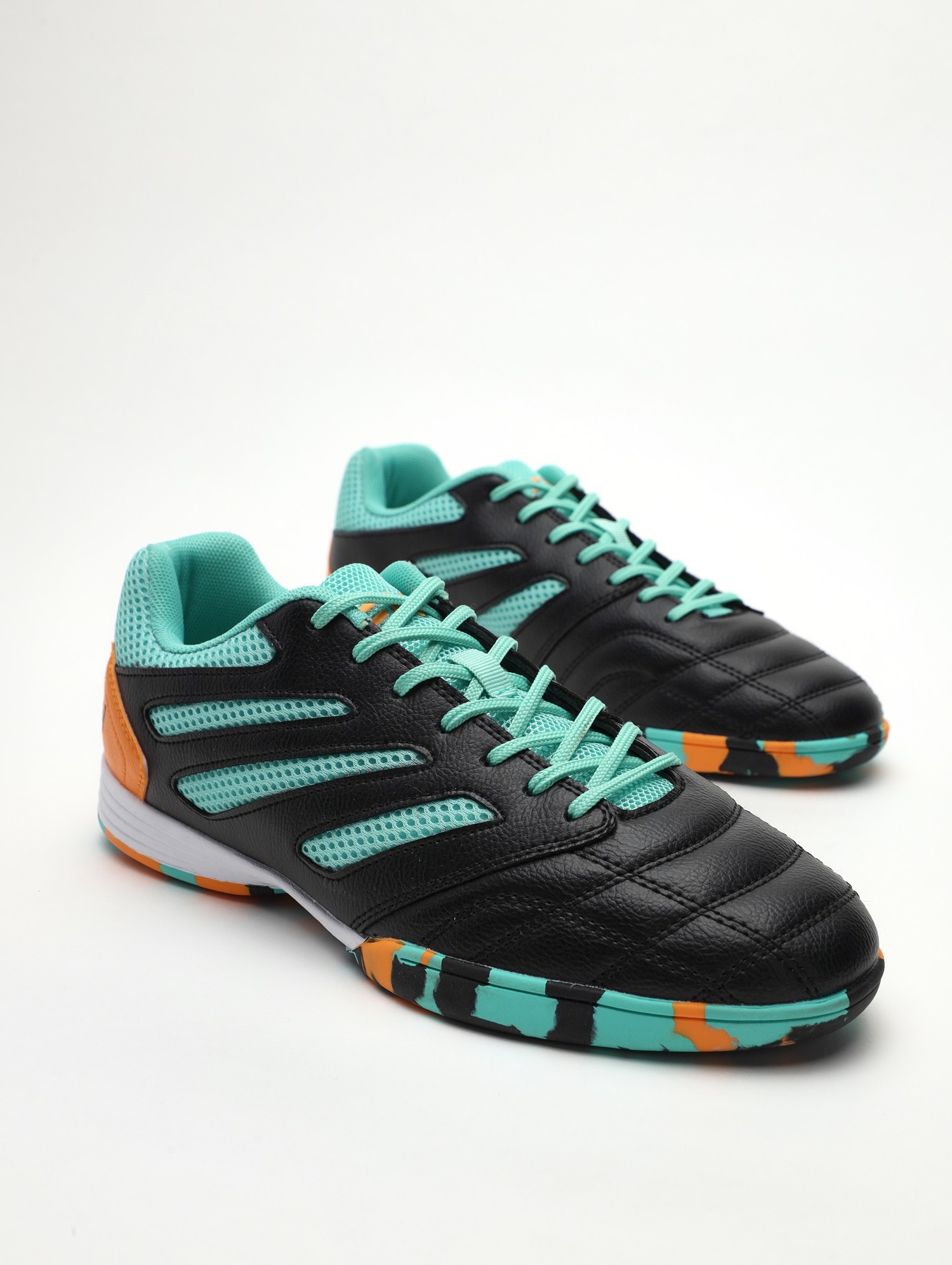 Детские футзалки FN SHADOW MIX (Black/Mint)