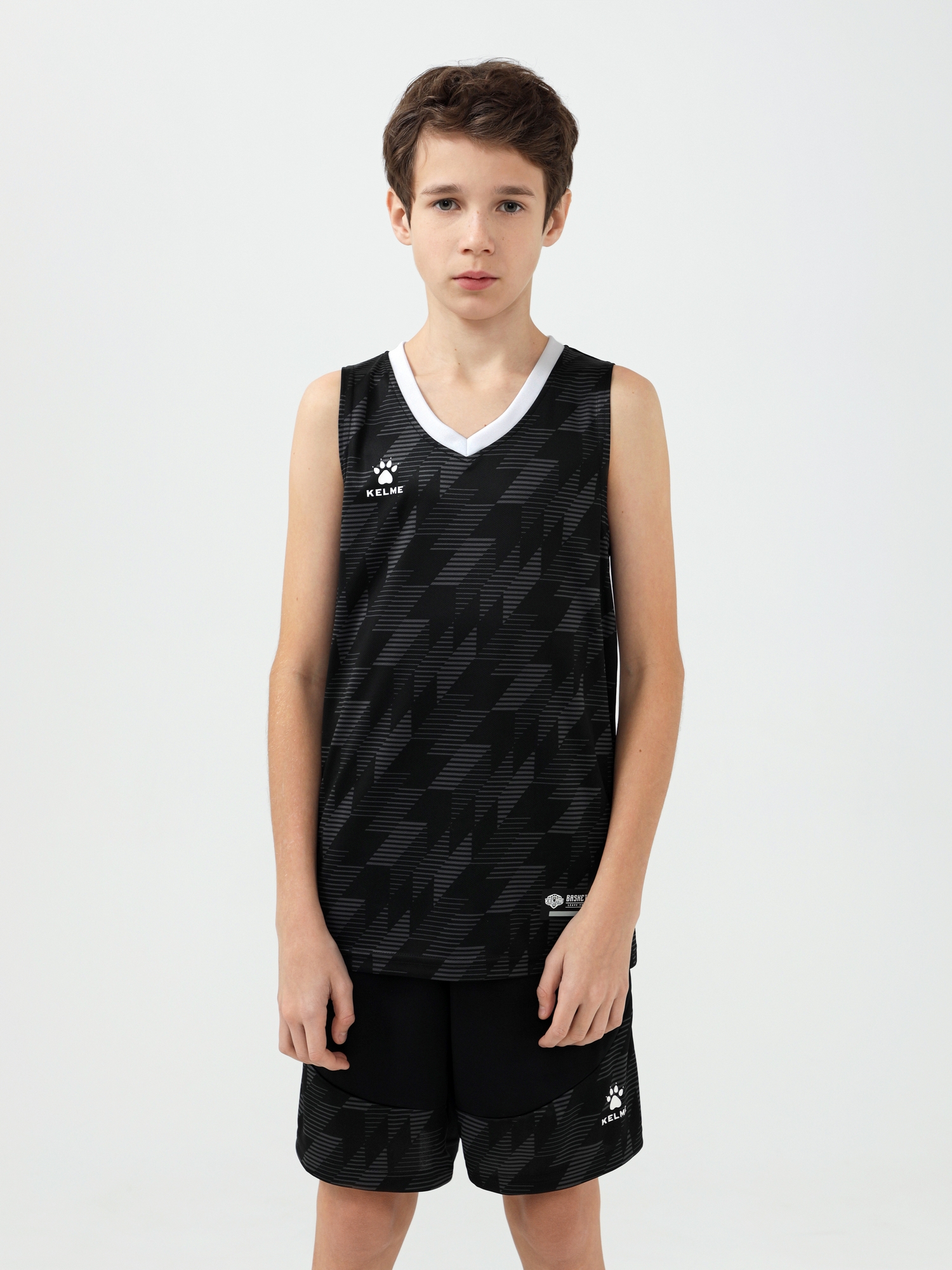 Детская баскетбольная форма KELME Basketball Clothes Black