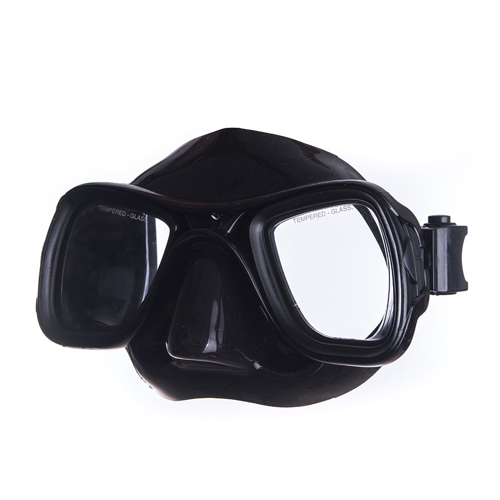 Маска для плав. Salvas Sphera Black Sil., CA570N2NNSTH,закален.стекло, силикон, р.Senior, черн