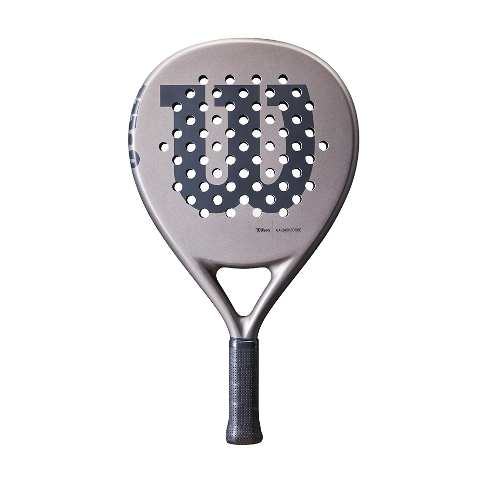 Ракетка для падела WILSON Carbon Force, WR134511U2, для любителей, карбон ,серо-черный
