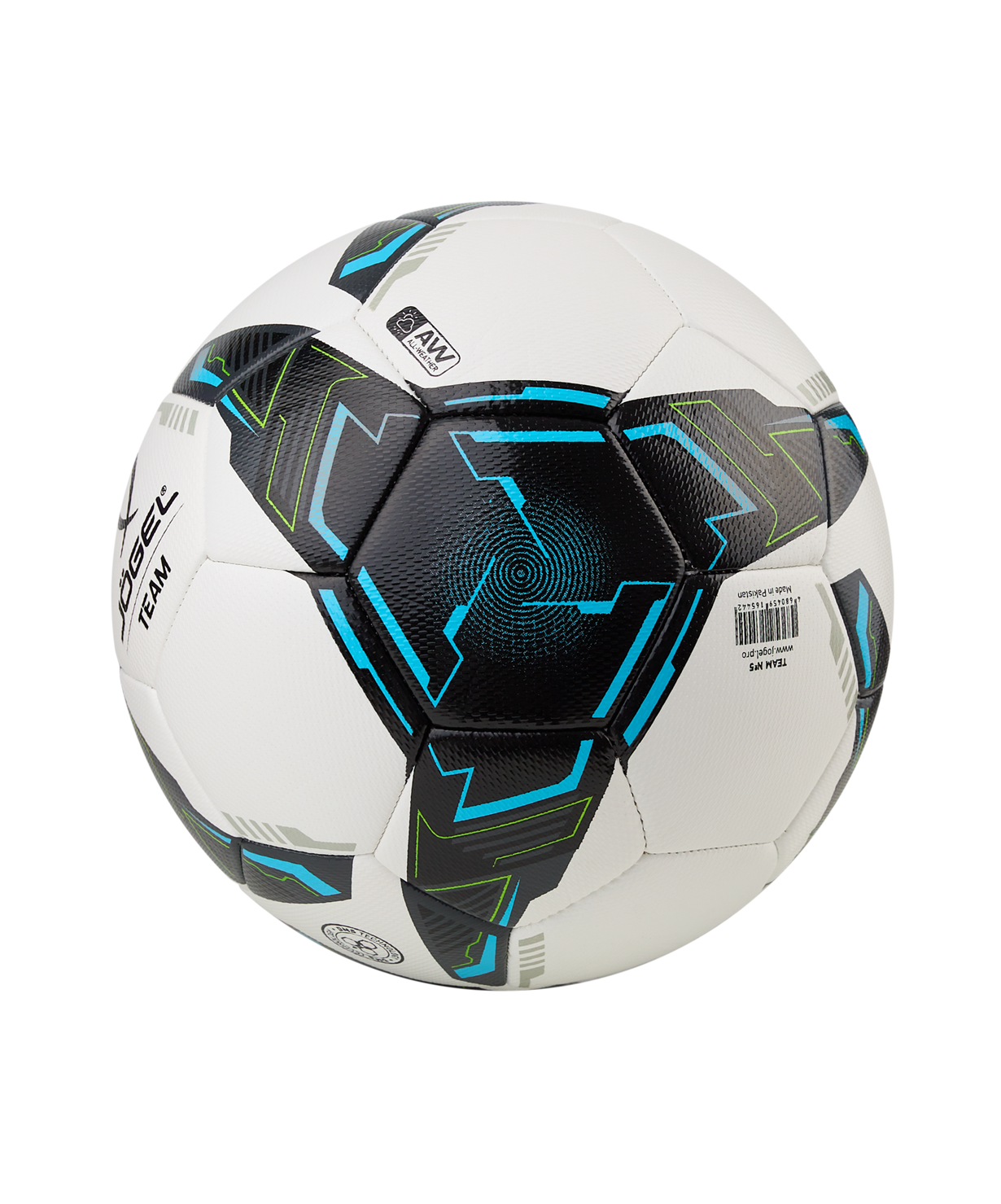 Мяч футбольный JOGEL Team №4, белый, размер 4