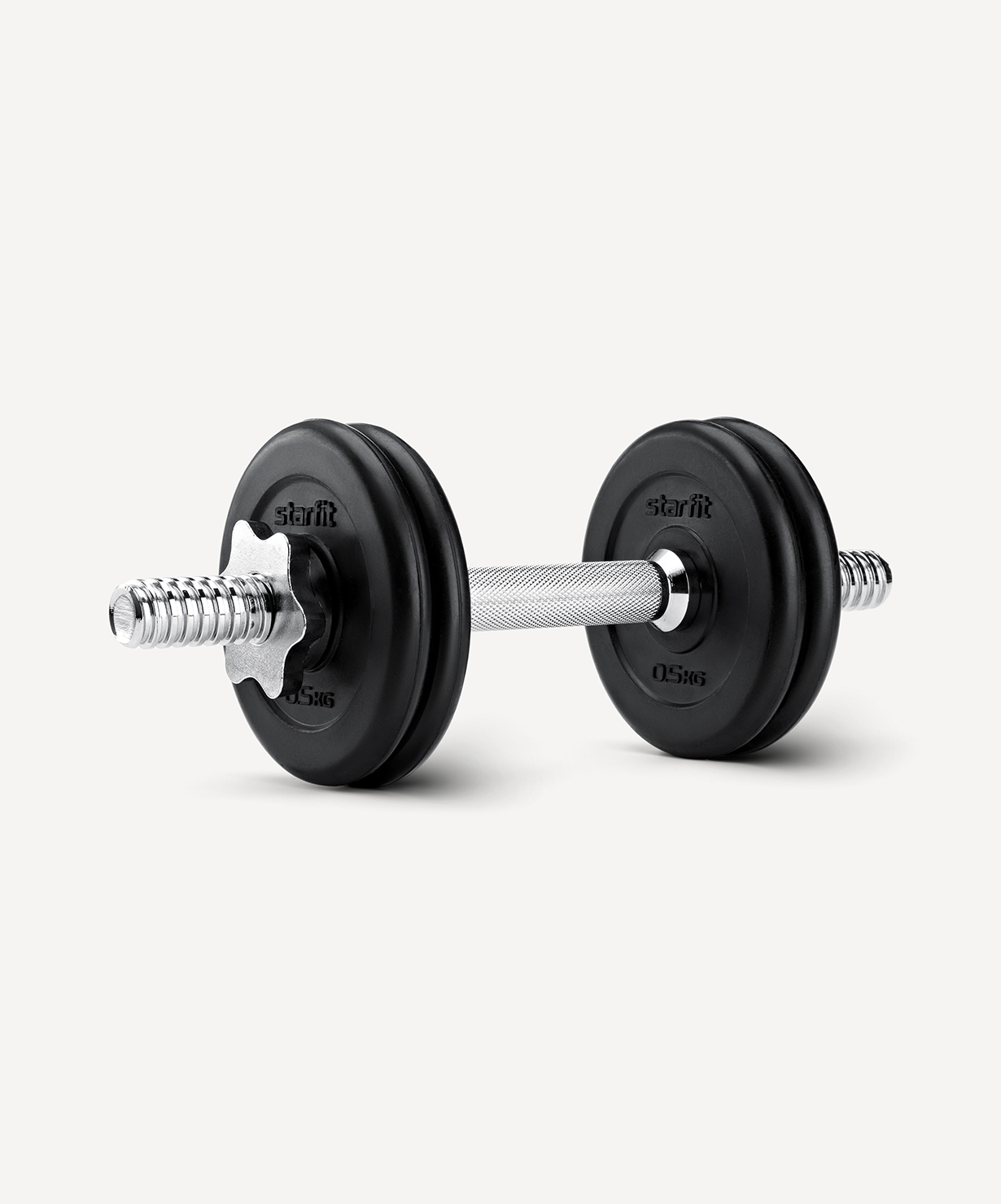 Гантель разборная обрезиненная в коробке STARFIT DB-716, 3 кг