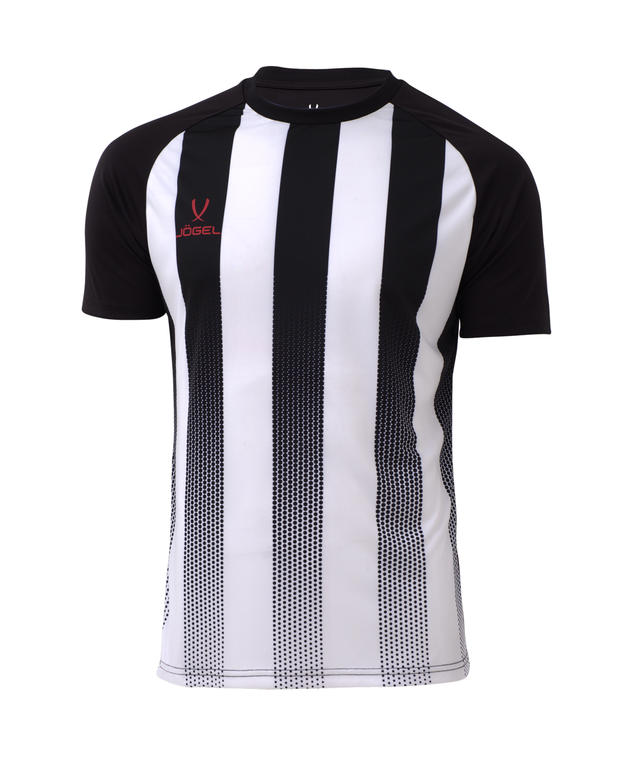Футболка игровая JOGEL CAMP Striped Jersey, белый/черный