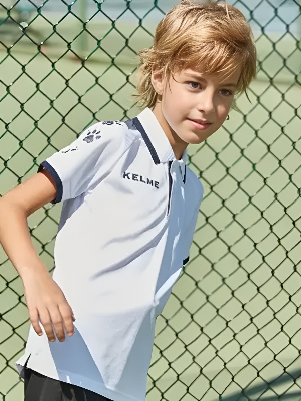 Детская футболка-поло KELME Kids Polo White