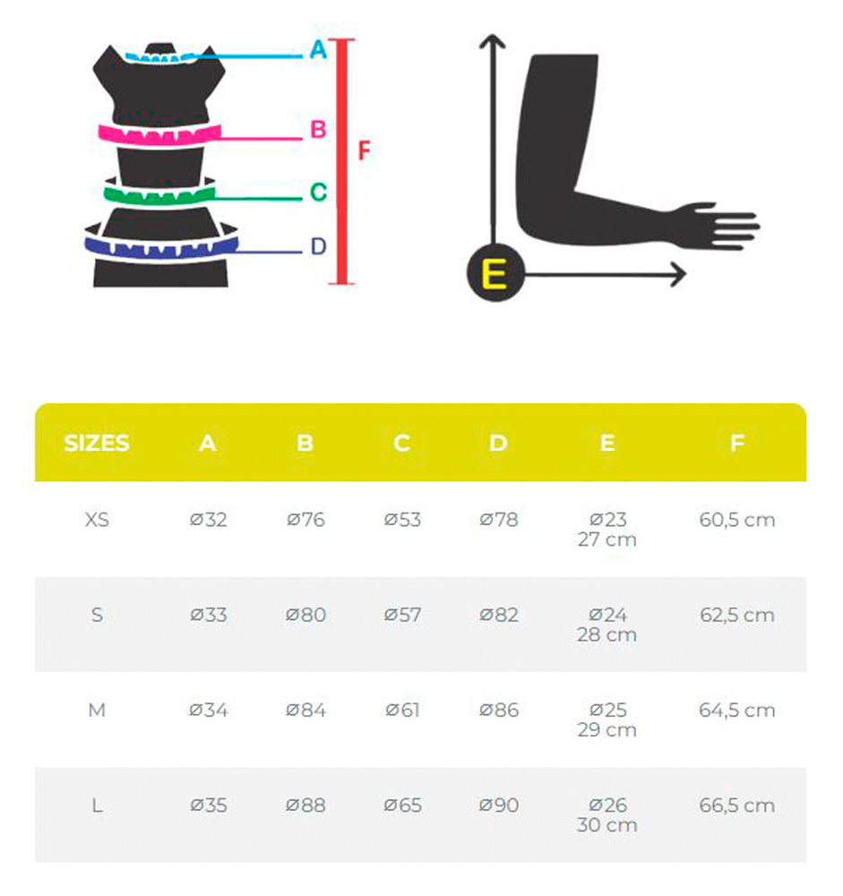 Гидрокостюм для плавания женский Salvas Alpha, MS0072-L, р. L, неопрен, чёрно-жёлтый