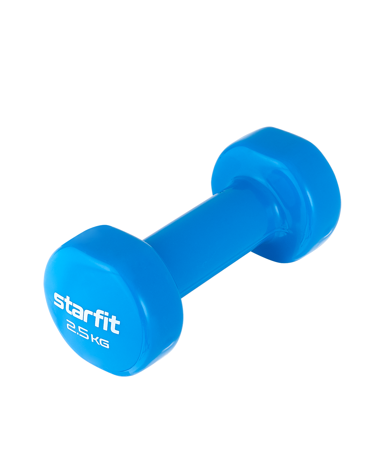 Гантель виниловая STARFIT DB-101 2,5 кг, синий