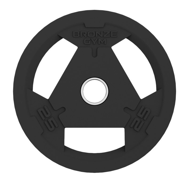 Диск олимпийский BRONZE GYM обрезиненный 25 кг