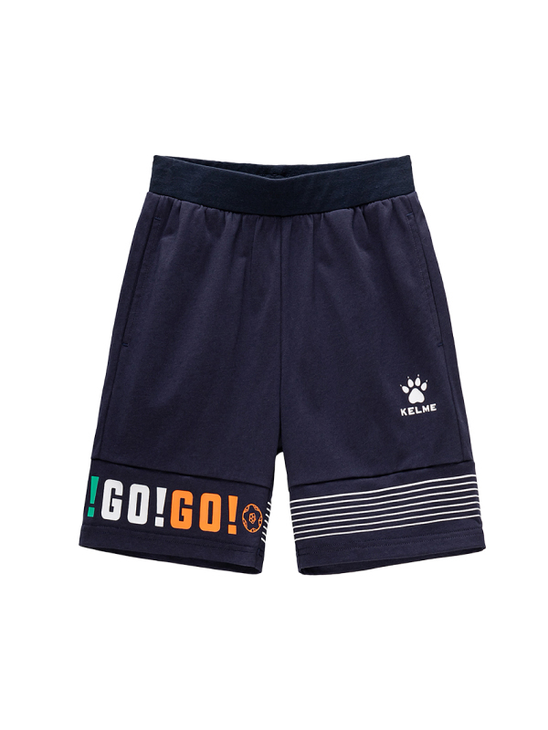 Детские шорты KELME Knitted Five-Point Pants Dark Blue