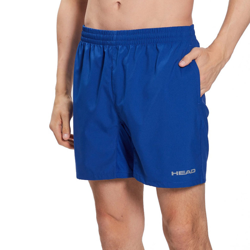 Шорты тренир. муж. HEAD Club Shorts M 811379-Ro-XL, р.XL, 100% полиэстер, синий