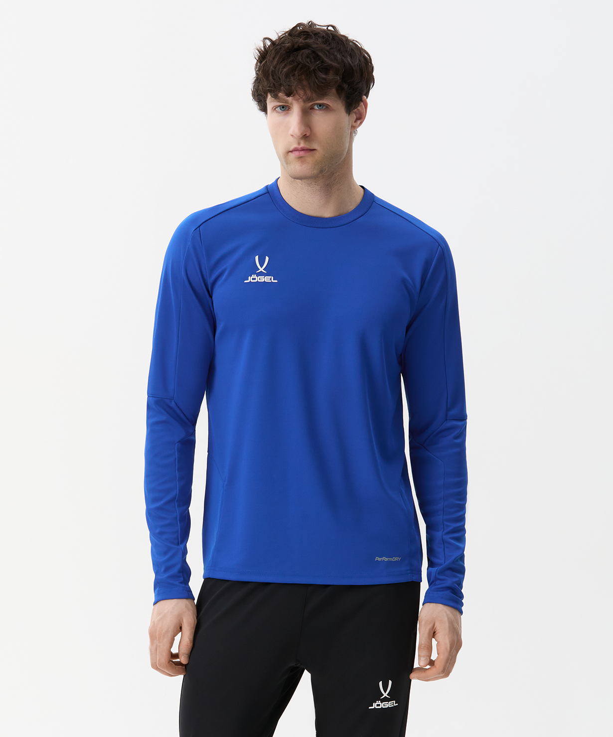 Джемпер тренировочный JOGEL DIVISION PerFormDRY Pro Training Top, синий, размер L