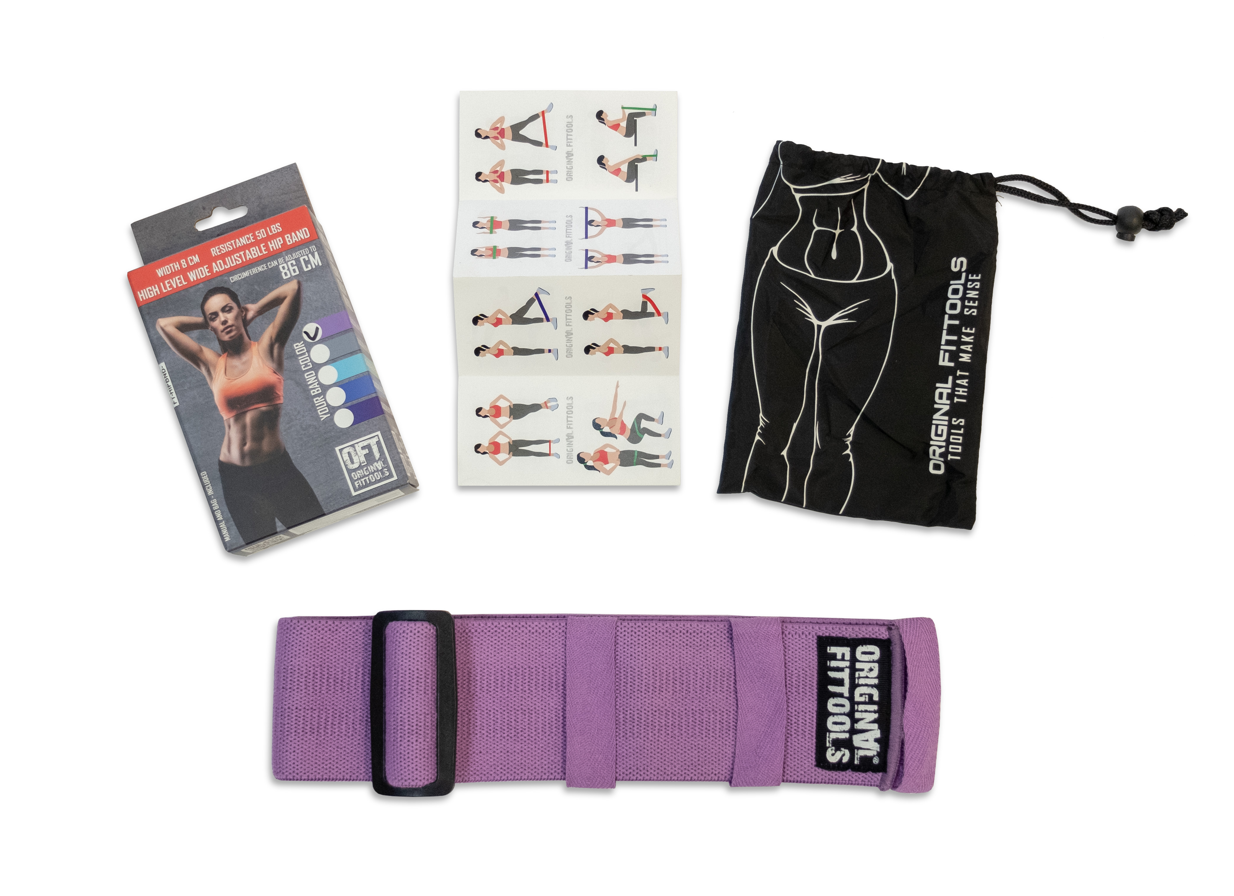 Мини-эспандер регулируемый фиолетовый