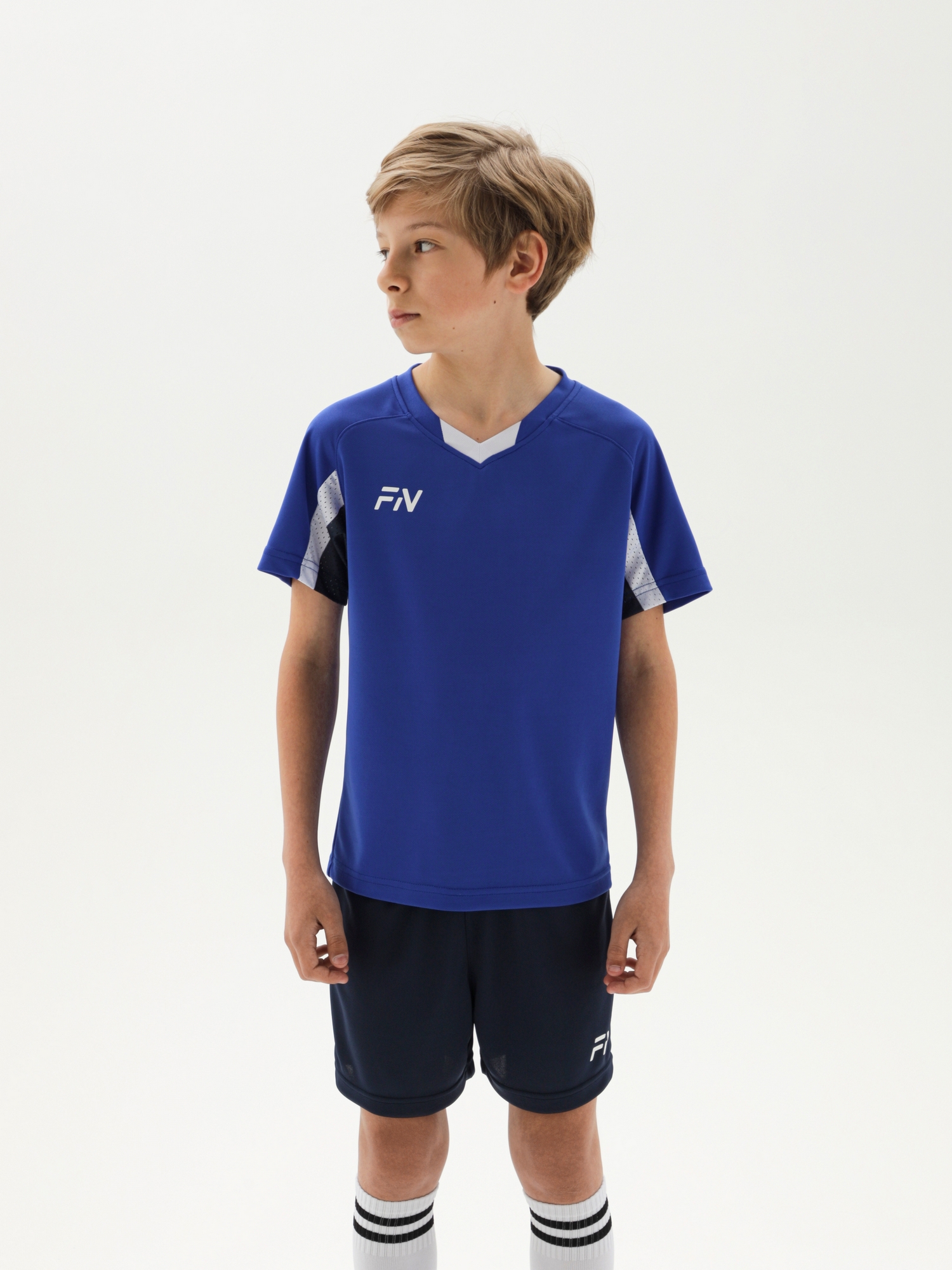 Детская футбольная форма FN Power Kid (Blue/Dark Blue)
