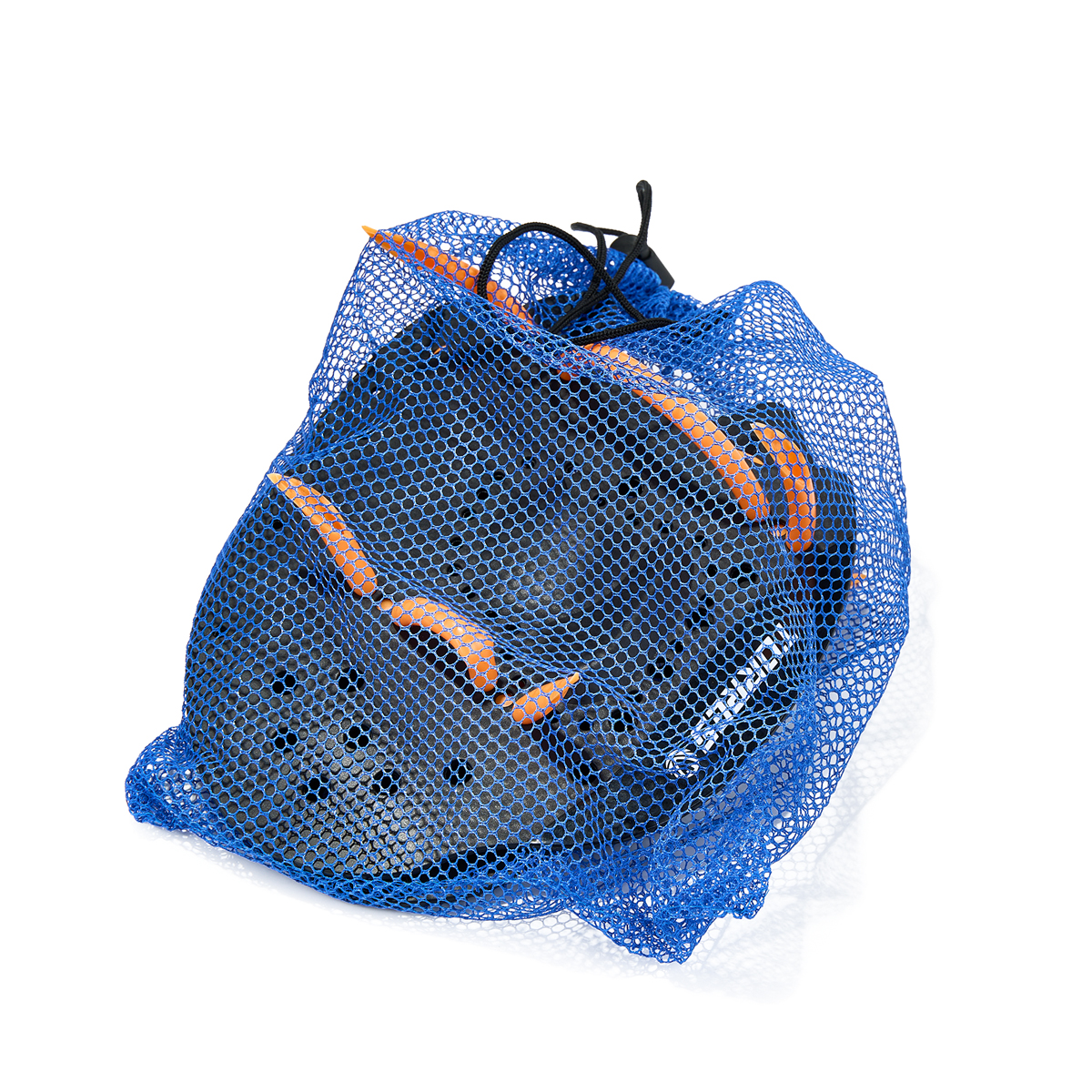 Лопатки для плавания TORRES, Арт.SWP112402BL, р.M, черно-оранжевый