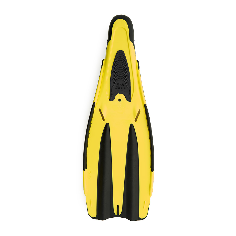 Ласты для плав. Salvas Advance Fin, BA18938G3STS,TPR и Crystalflex, р.38-39, жёлтый