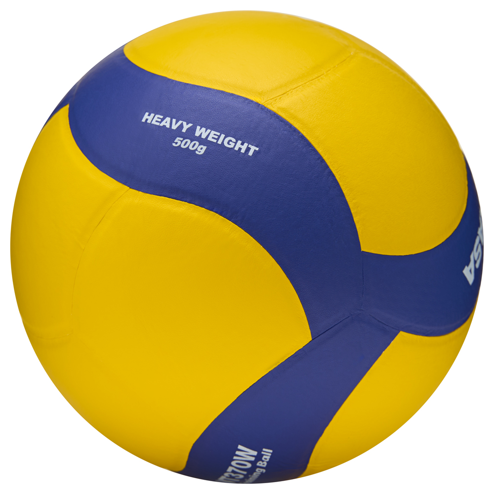 Мяч вол. утяж. MIKASA VT500W, р 5, синт.кожа, вес 500г, клееный, сине-желтый