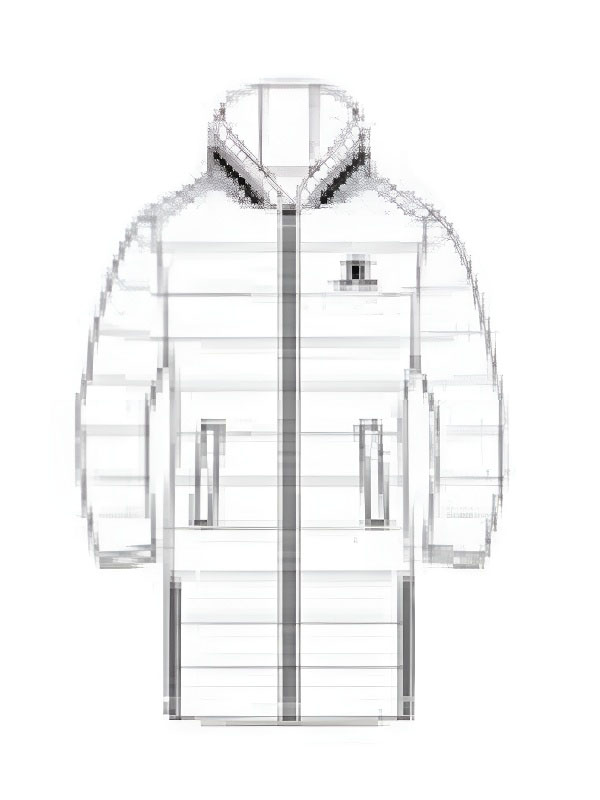 Детский пуховик KELME Girl's Mid-Length Down Jacket White