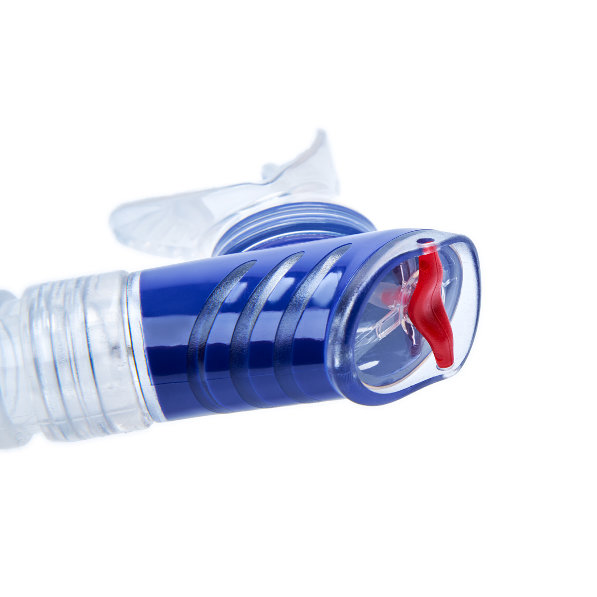 Трубка плавательная Salvas Splash Snorkel, DA190S9BBSTS, р. Senior, синий