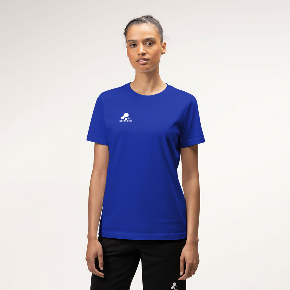 Футболка тренир. +ADRENALINA Arka 1515-029-XL, р.XL, полиэстер, хлопок, вискоза, синий